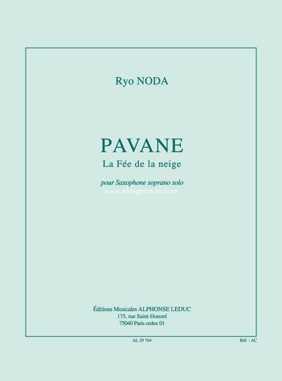 Pavane, la fée de la neige, Soprano Saxophone. 9781785586699