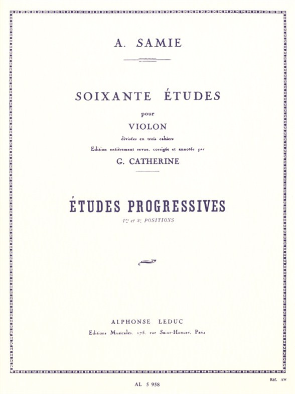 60 Etudes Pour Violon : Volume 2: Etudes Progressives op. 32, Violin