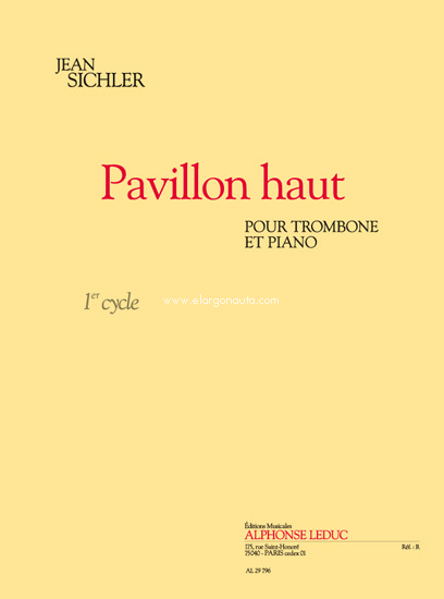 Pavillon haut (cycle 1) pour trombone et piano