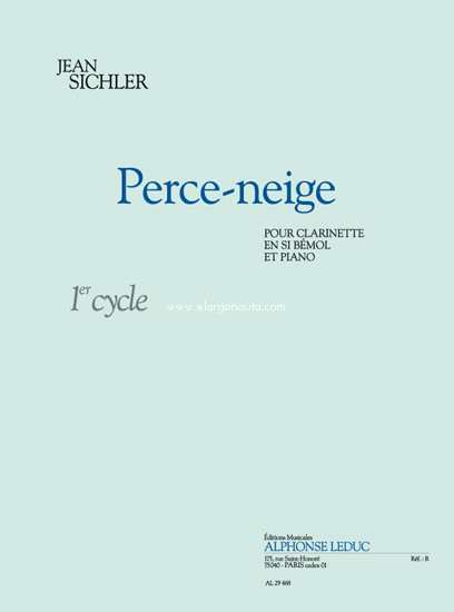 Perce-Neige 1, Clarinet and Piano