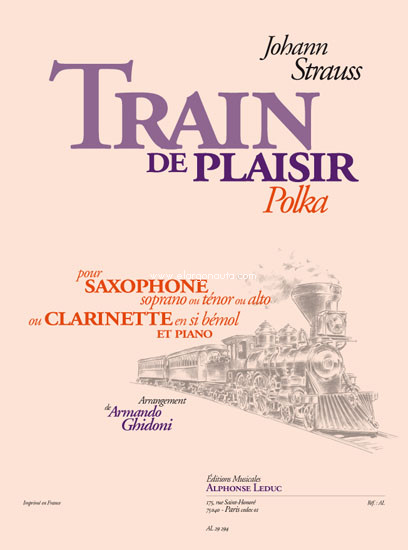 Train de Plaisir, Clarinet and Piano