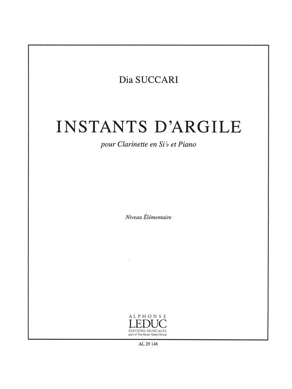 Instants D'Argile, Clarinet and Piano