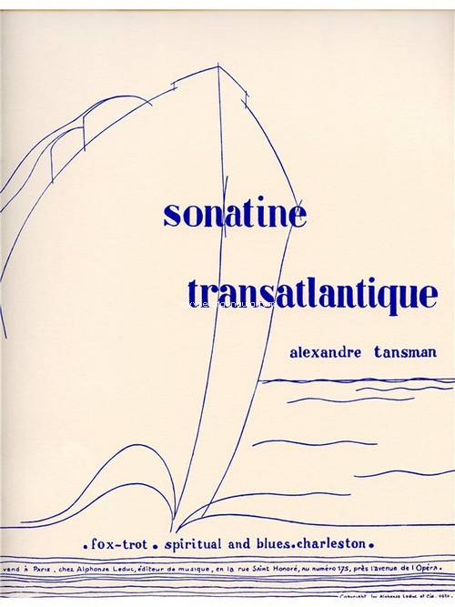 Sonatine Transatlantique, Piano. 9790046177200