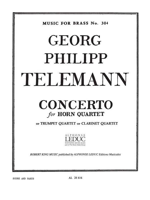 Concerto for Horn Quartet or Trumpet Quartet or Clarinet Quartet