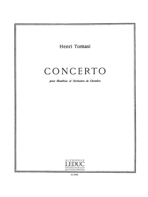 Concerto, Oboe and Piano