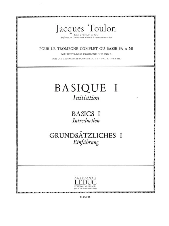 Basique 1 - Extra-European Bird Songs, Trombone