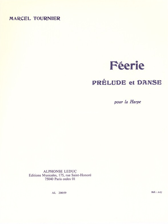 Féérie (Prélude et Danse), Harpe