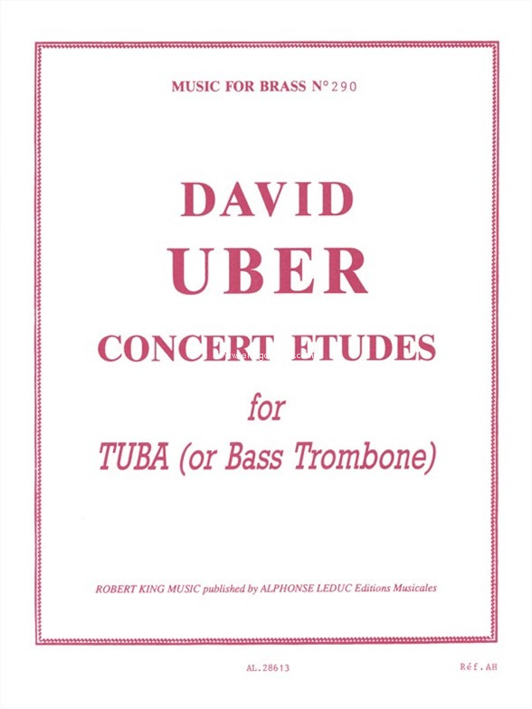 Concert Etudes, Bass Trombone