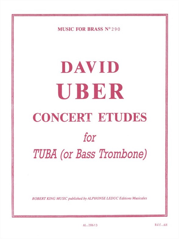 Concert Etudes, Bass Trombone