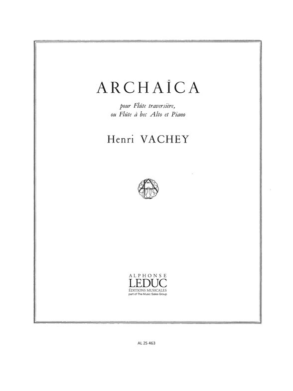 Archaïca, Flute [or Alto Recorder] and Piano