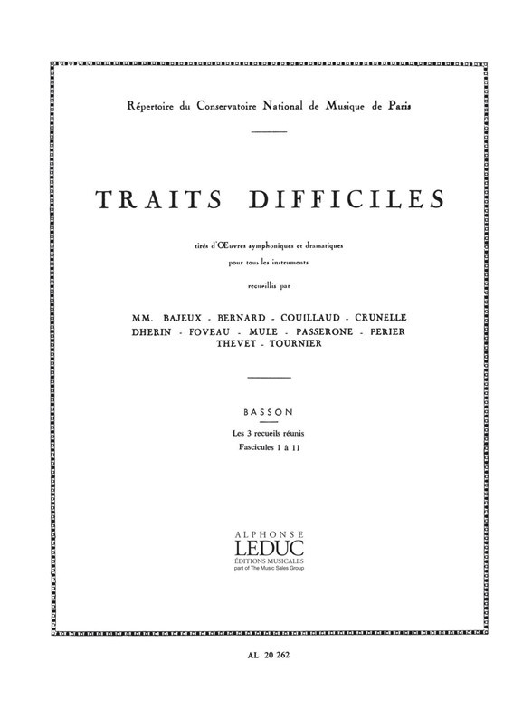 Traits difficiles, Bassoon