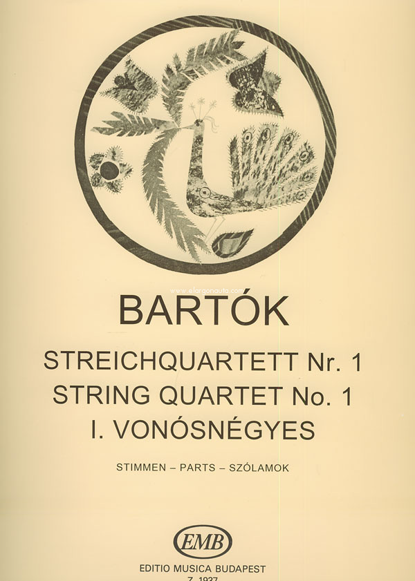 Streichquartett Nr. 1 op. 7, String Quartet. 9790080019375