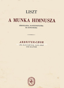 A Munka Himnusza, Lower Voices and Accompaniment. 9790080014073