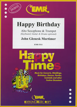 Happy Birthday, Alto Saxophone, Trumpet and Piano