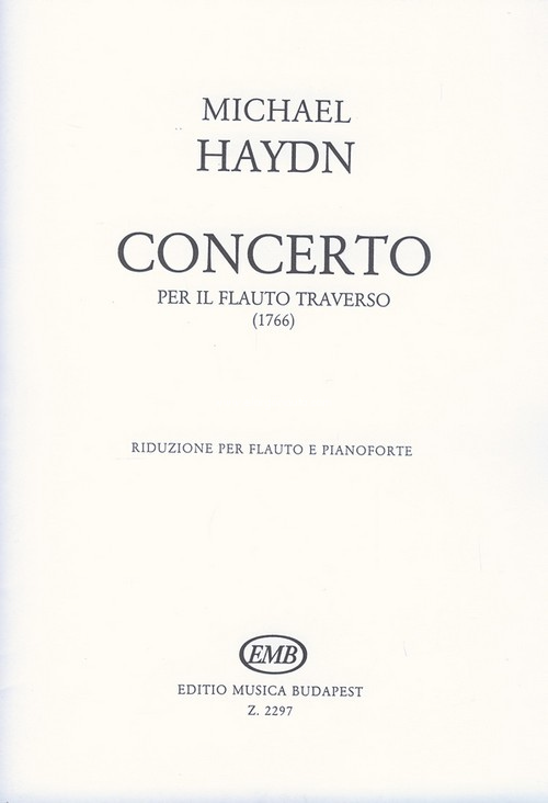 Concerto per il flauto traverso, Flute and Piano