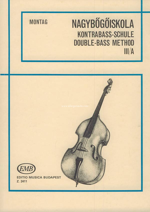 Kontrabassschule IIIa, Double Bass