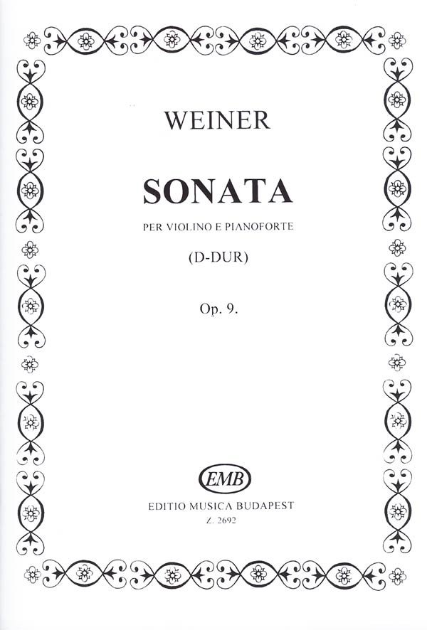 Sonate D-Dur op. 9, Violin and Piano
