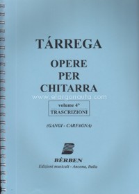 Opere per chitarra, vol. 4: Trascrizioni