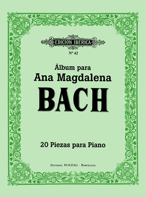 Álbum para Ana Magdalena Bach. 20 Piezas para Piano. 9788480203562