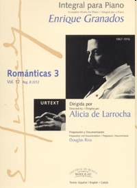 Integral para piano. Vol. 12. Románticas 3. Urtext. 9788480206860