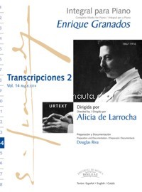 Integral para piano. Vol. 14. Transcripciones 2. Urtext. 9788480206884