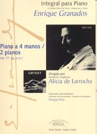 Integral para piano. Vol. 17. Piano 4 manos/ 2 pianos. Urtext. 9788480206914