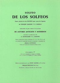 Solfeo de los Solfeos, vol. 1A. Acompañamiento de piano