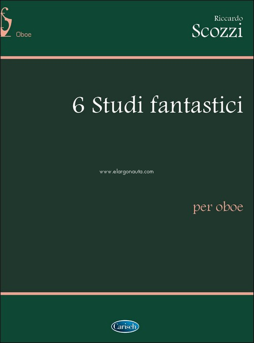 6 Studi fantastici, per oboe. 9788882911058