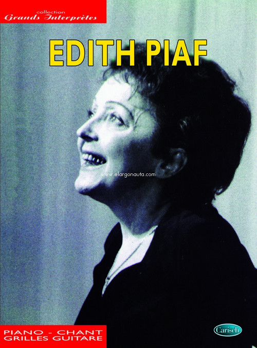 Edith Piaf (piano, chant, grilles guitare). 9788850705474