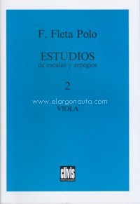 Estudios de escalas y arpegios, viola, nº 2: 1ª posición