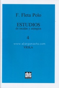 Estudios de escalas y arpegios, viola, nº 4: 3ª posición