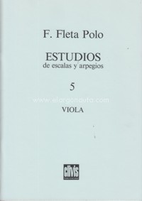 Estudios de escalas y arpegios, viola, nº 5: 4ª posición. 31893