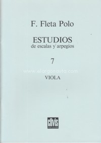 Estudios de escalas y arpegios, viola, nº 7: 6ª posición. 31895