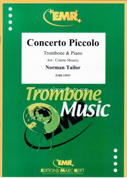 Concerto Piccolo, Trombone and Piano. 9790230939331 Concerto Piccolo, Trombone and Piano. 9790230939331