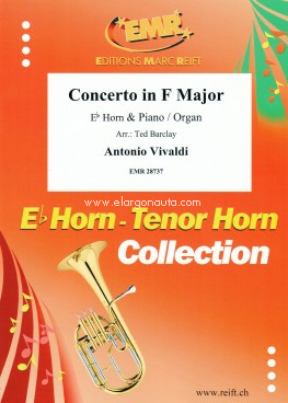 Concerto In F Major, Eb Horn and Piano or Organ