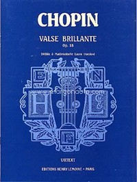 Valse brillante Op.18, Piano. 9790230960014