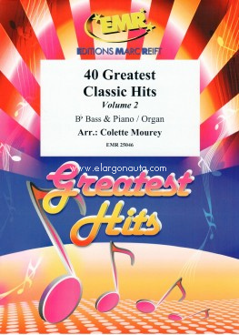 40 Greatest Classic Hits Vol. 2, Bb Bass and Piano. 9790230950466