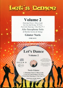 Let's Dance Volume 2, Alto Saxophone, Piano, Bass, Drums, Strings and CD. 9790230963312