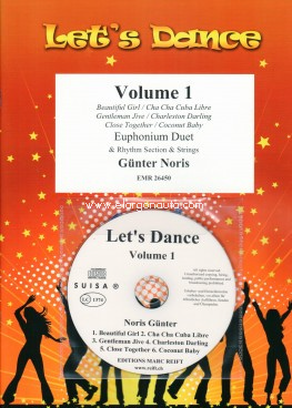 Let's Dance Volume 1, 2 Euphoniums, Rhythm Section and Strings. 9790230964500