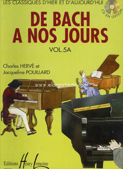 De Bach à nos jours Vol. 5A, Piano. 9790230973656