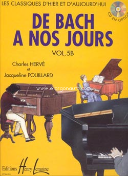 De Bach à nos jours Vol. 5B, Piano. 9790230973663