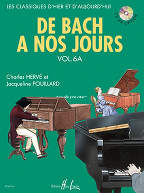 De Bach à nos jours Vol. 6A, Piano. 9790230973670