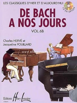 De Bach à nos jours Vol. 6B, Piano. 9790230974349