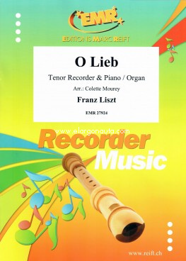 O Lieb, Tenor Recorder and Piano or Organ