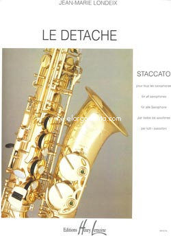 Détaché (staccato), Saxophone. 9790230942126