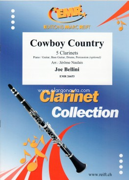 Cowboy Country: Piano / Guitar, Bass Guitar, Drums, Percussion [optional], 5 Clarinets