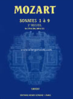 Sonates Vol.1 n°1 à 9, Piano
