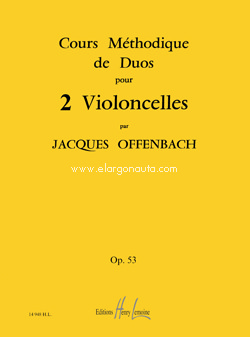 Cours méthodique de duos pour 2 violoncelles Op.53, 2 Violoncelli. 9790230949484
