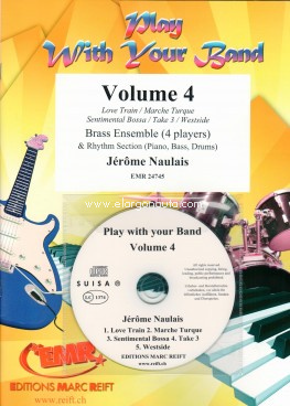 Play With Your Band Volume 4, Brass Ensemble [3 Players] and Rhythm Section [Piano, Bass, Drums]