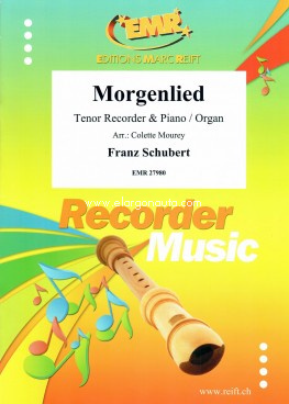 Morgenlied, Tenor Recorder and Piano or Organ. 9790230979801